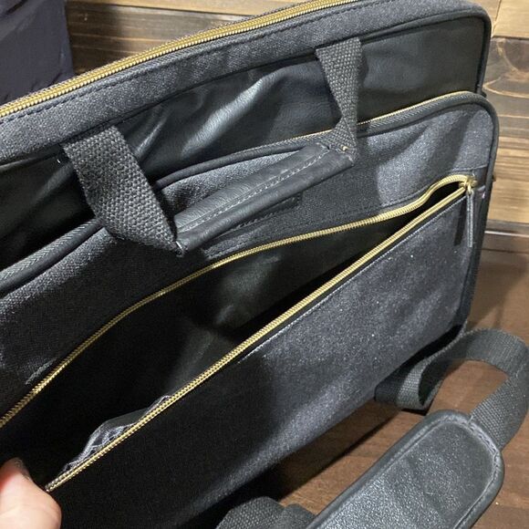 Eddie Bauer Charcoal Laptop Ipad Travel Business Bag - Picture 6 of 11